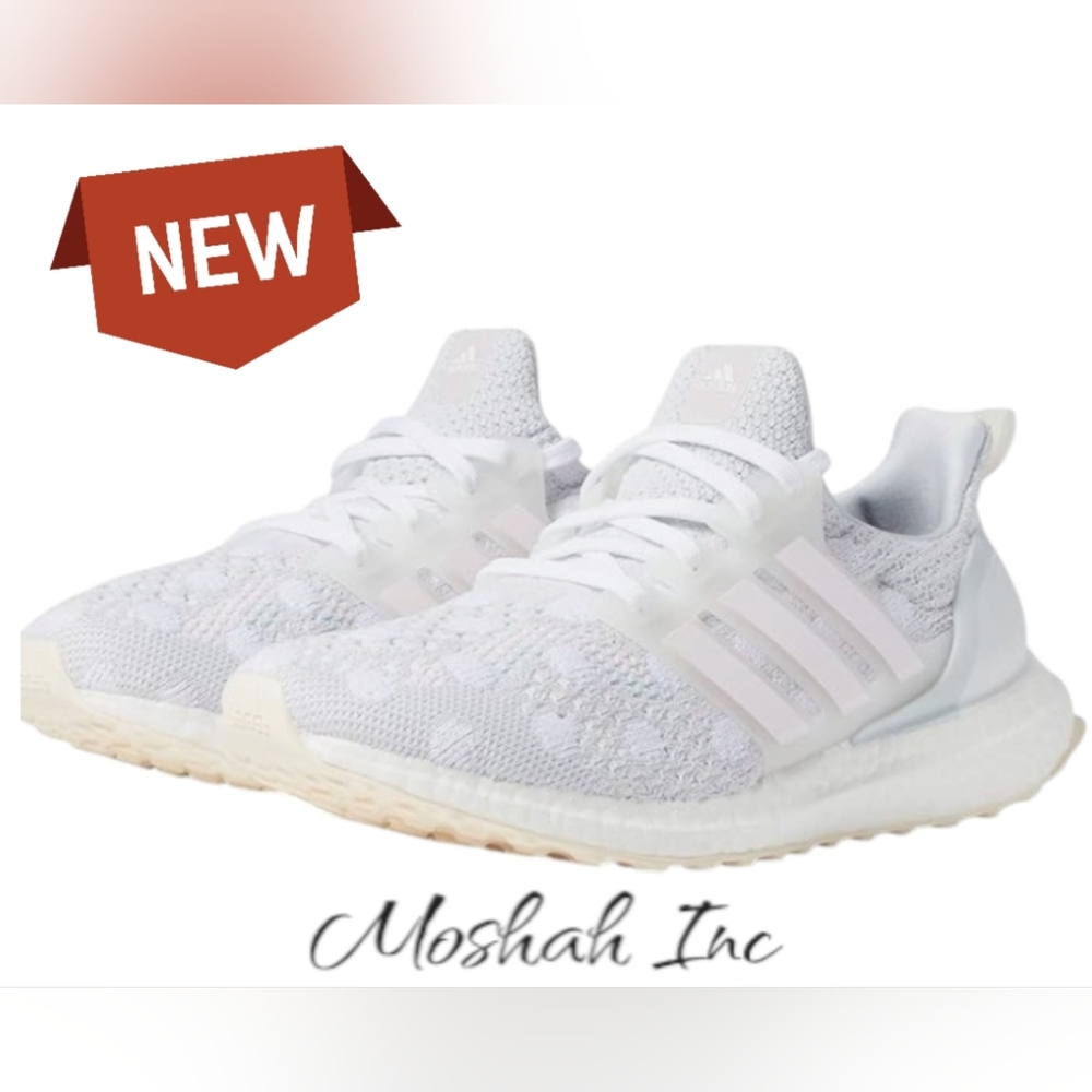 adidas Ultraboost 5.0 Dash Grey/White/Almost Pink 6.5 B (M) - Picture 1 of 6